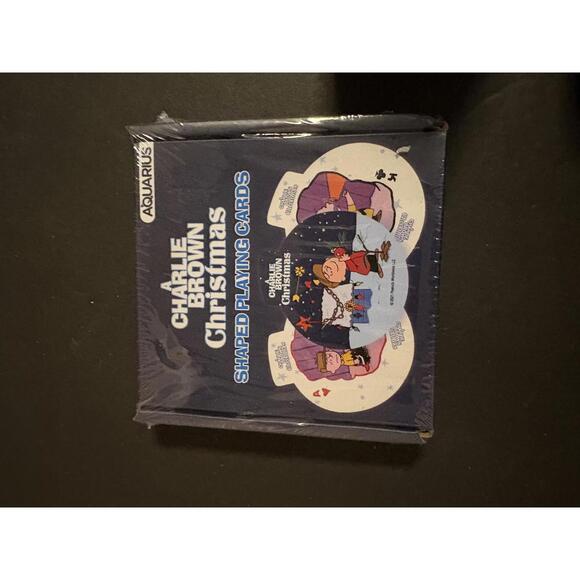 Aquarius Other - Charlie Brown Christmas Playing Card Deck Ornament Shaped New!